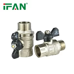 Butterfly handle ball valve